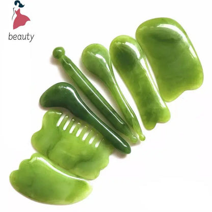 Natural Jade Stone Geisha Massage Tool