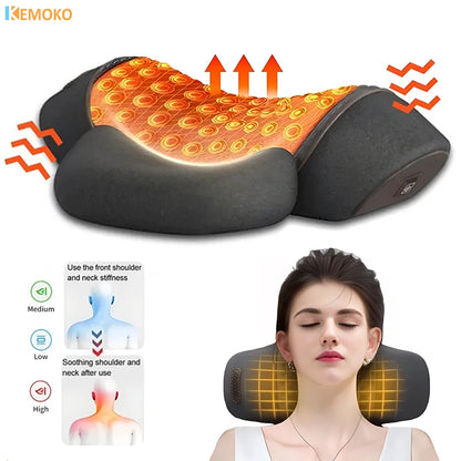 Electric Neck Heathing Vibration Massager  Pillow