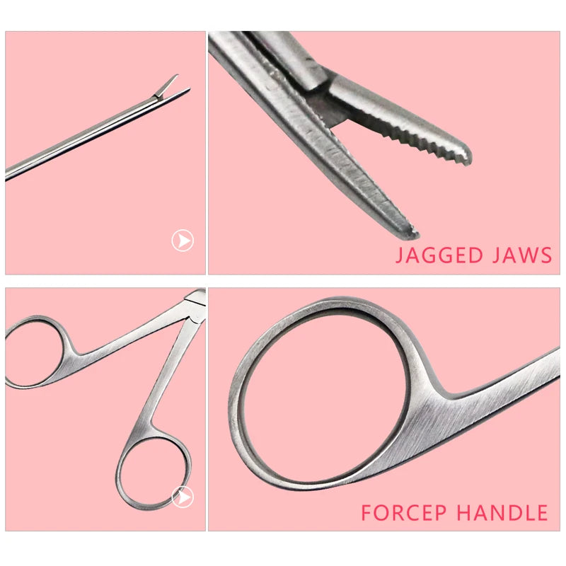 Medical Ear Endoscope Forceps Nose Wax Remover