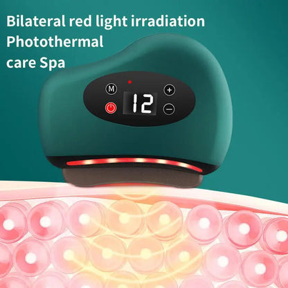 Massage Therapy Smart Electric Heat Therapy Massager Green Colour