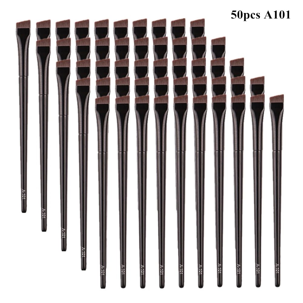 Wellness Professional Super Thin Brow Contour Eyebrow Eyeliner Brush  (5/10/20/50 Pieces)