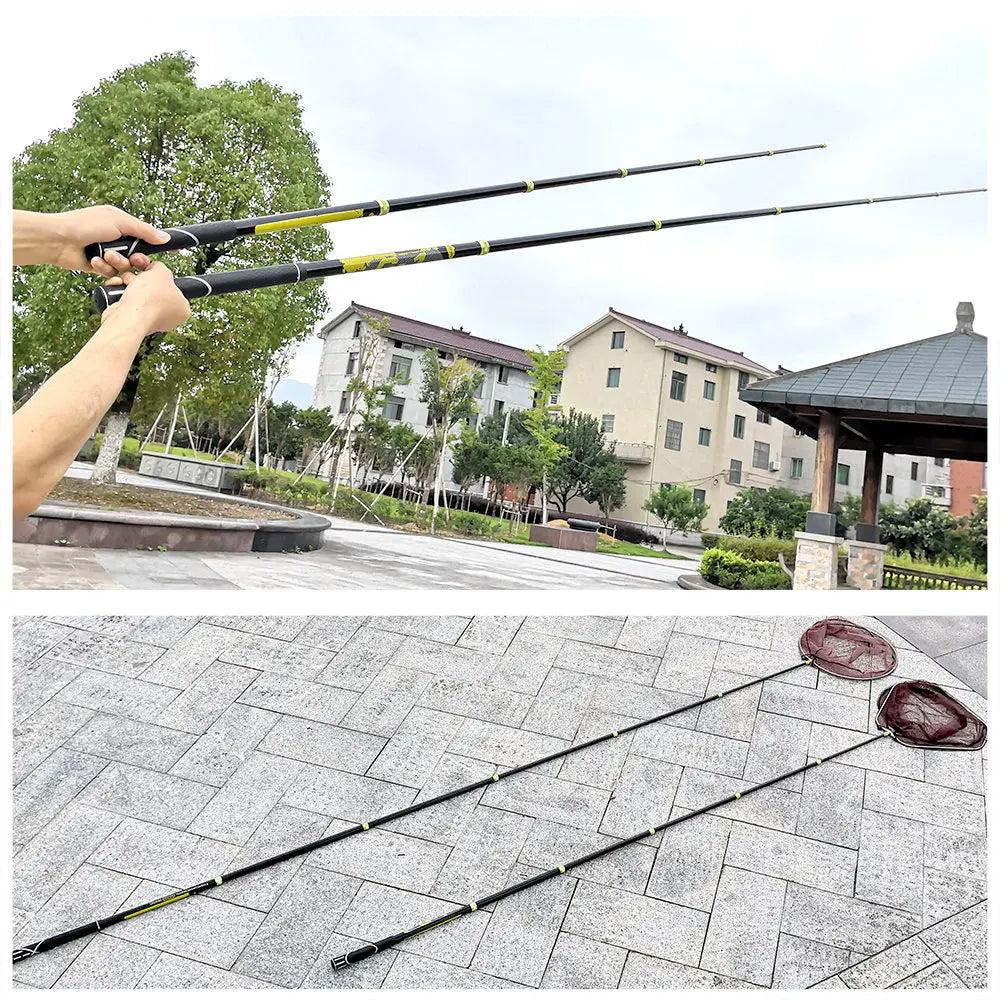 Carbon fibre Retractable Fishing Net