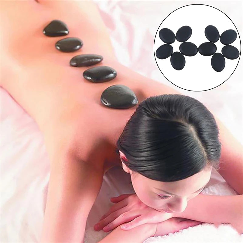 Geisha Massage Black Basalt Stone (2 to 10 pieces per set)