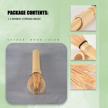 Massage Therapy accessories Green Tea Matcha Whisk Bamboo