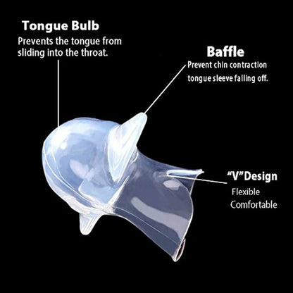 Personal Health Care Anti Snoring Medical Tongue Silicone Device