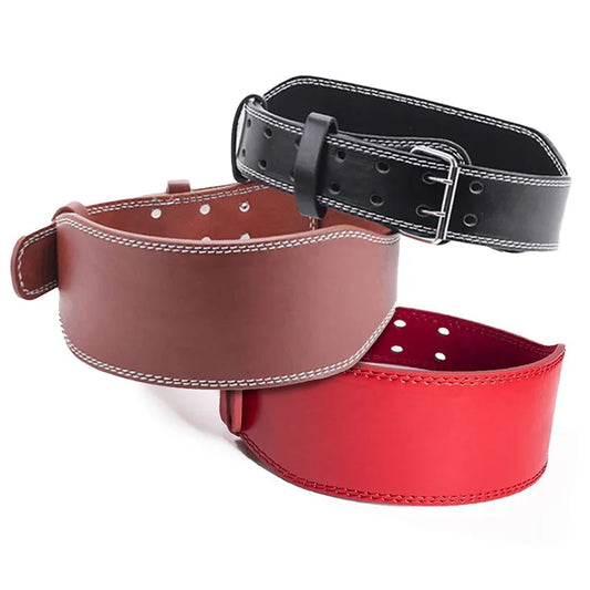 Fitness Weightlifting Faux Leather Waist Brace Belt