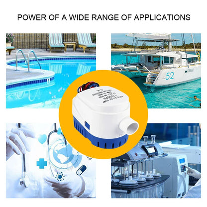 12V Automatic Boat Marine Water Pump Submersible