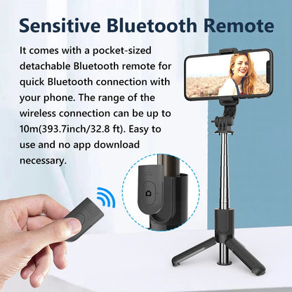 Mini Selfie Stick Foldable Tripod