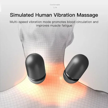 Electric Neck Heathing Vibration Massager  Pillow