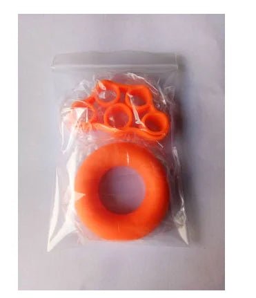 Fitness Silicone Hand Fingers Expander Orange Colour