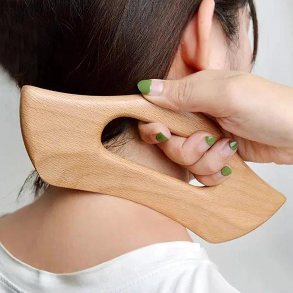 Wooden Geisha Massager Scraper 