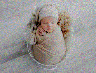 Baby Health Care, Picture of a baby swaddle, Blog: Swaddling the baby.