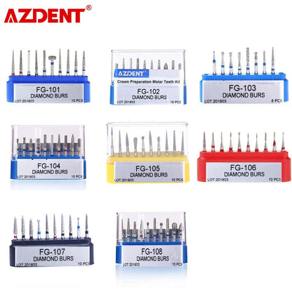 Dentistry Supplies  & Equipment Dental Diamond Burs Drill for High Speed FG Series Diameter 1.6 mm