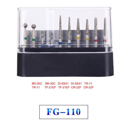 Dentistry Supplies  & Equipment Dental Diamond Burs Drill for High Speed FG Series Diameter 1.6 mm