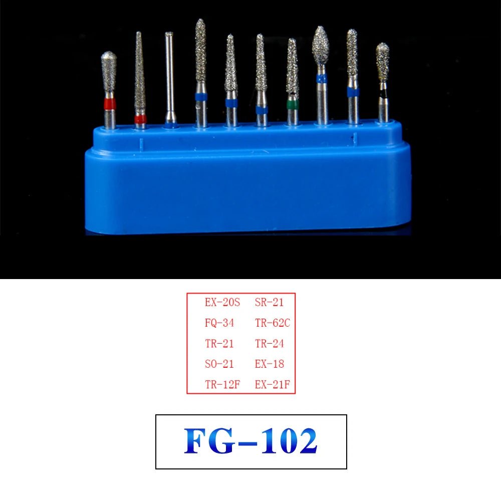 Dentistry Supplies  & Equipment Dental Diamond Burs Drill for High Speed FG Series Diameter 1.6 mm