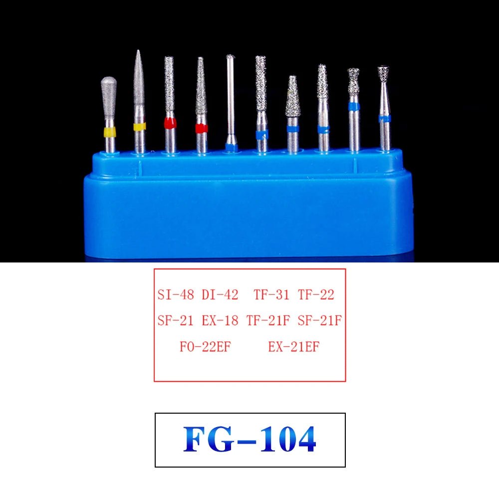 Dentistry Supplies  & Equipment Dental Diamond Burs Drill for High Speed FG Series Diameter 1.6 mm