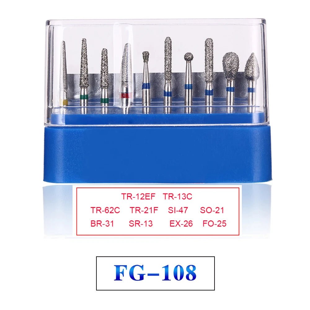 Dentistry Supplies  & Equipment Dental Diamond Burs Drill for High Speed FG Series Diameter 1.6 mm