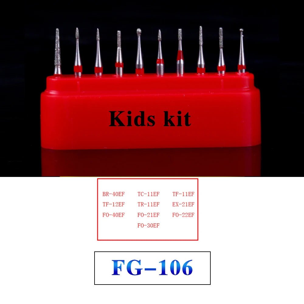 Dentistry Supplies  & Equipment Dental Diamond Burs Drill for High Speed FG Series Diameter 1.6 mm