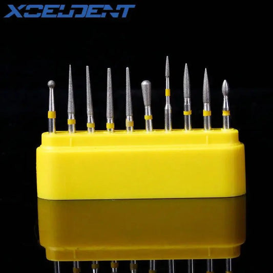 Dentistry Supplies & Equipment Dental Diamond Burs for Teeth Porcelain 1 set