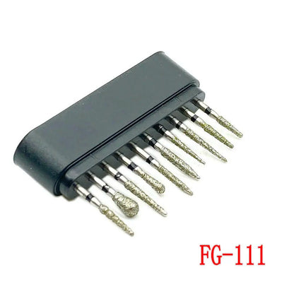 Dentistry Supplies & Equipment Dental Diamond Burs for Teeth Porcelain 1 set Model : FG-111