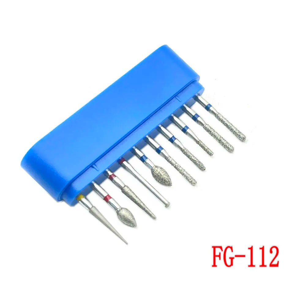 Dentistry Supplies & Equipment Dental Diamond Burs for Teeth Porcelain 1 set, Model : FG-112