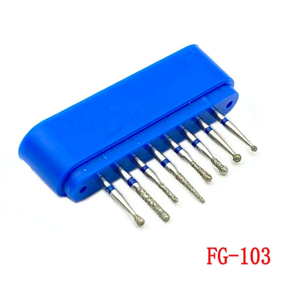 Dentistry Supplies & Equipment Dental Diamond Burs for Teeth Porcelain 1 set, Model : FG-103
