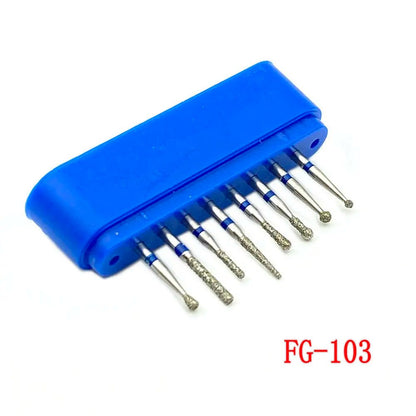 Dentistry Supplies & Equipment Dental Diamond Burs for Teeth Porcelain 1 set, Model : FG-103