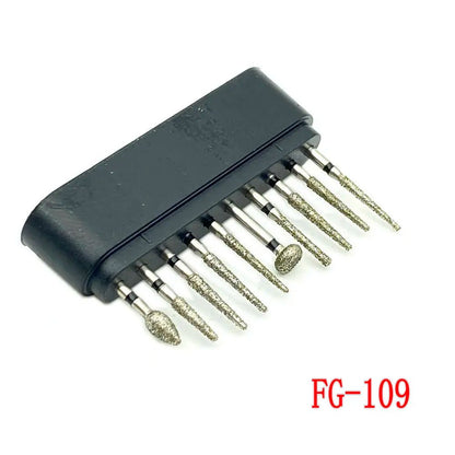 Dentistry Supplies & Equipment Dental Diamond Burs for Teeth Porcelain 1 set, Model : FG-109