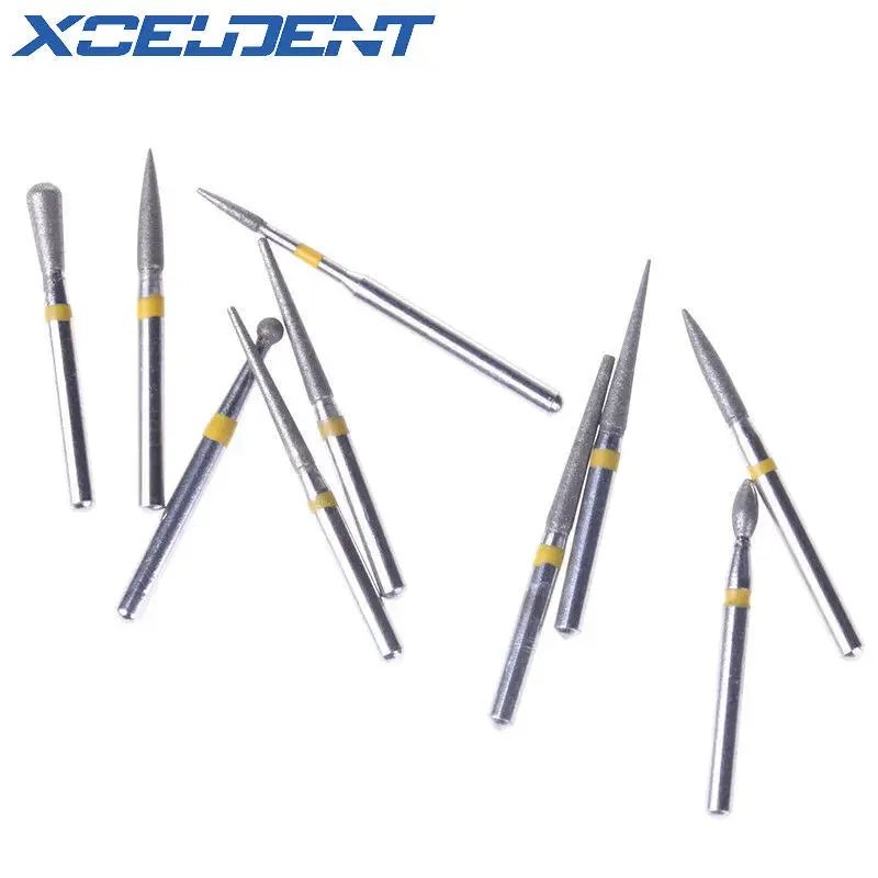 Dentistry Supplies & Equipment Dental Diamond Burs for Teeth Porcelain 1 set