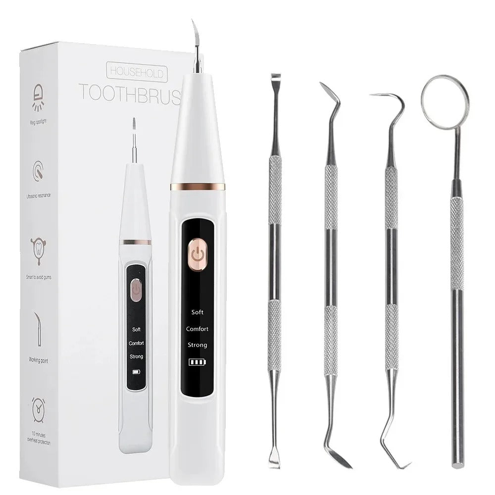 Dentistry Supplies & Equipment Double heads Cleaning tools (4 pieces with a dental scaler ) (as shown in the picture)