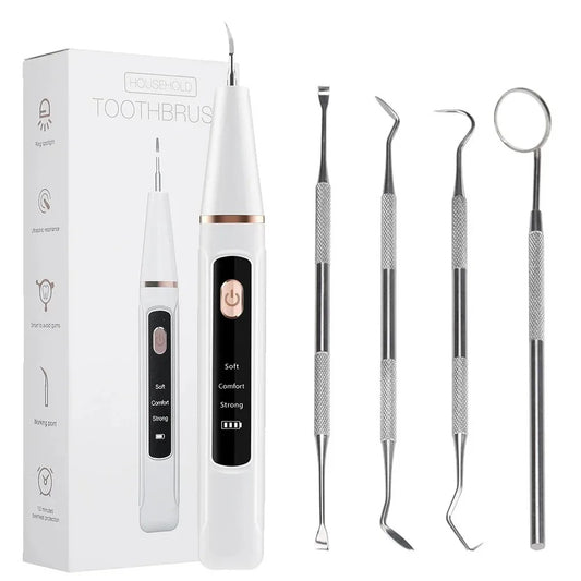 Dentistry Supplies & Equipment Double heads Cleaning tools (4 pieces with a dental scaler ) (as shown in the picture)