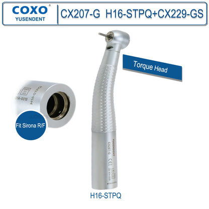 Dentistry Supplies & Equipment Hand piece High Speed CX207-G Fibre (Handpiece H16-STPQ Picture Fit Sirona R/F)