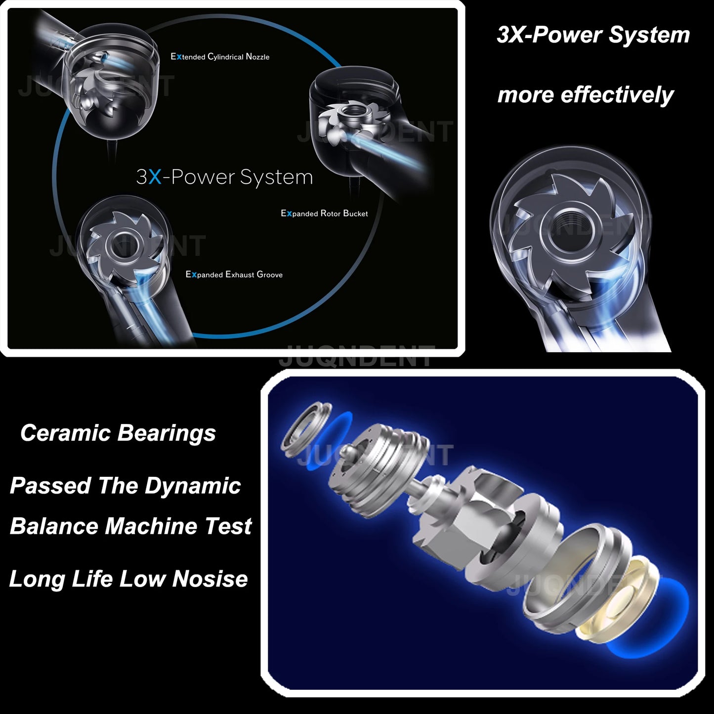 Dentistry Supplies & Equipment Hand piece High Speed CX207-G Fibre (Details Handpiece, Ceramic Bearings, Low Noise, etc.)