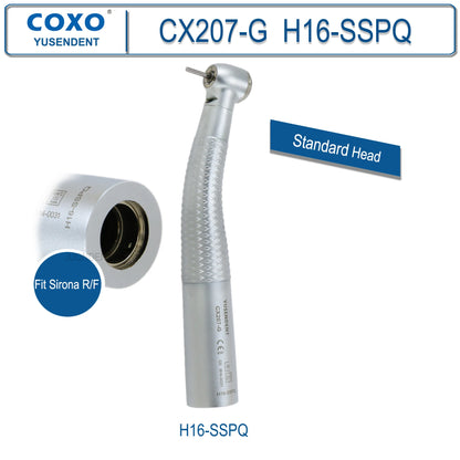 Dentistry Supplies & Equipment Hand piece High Speed CX207-G Fibre (Handpiece H16-SSPQ Picture Fit Sirona R/F)