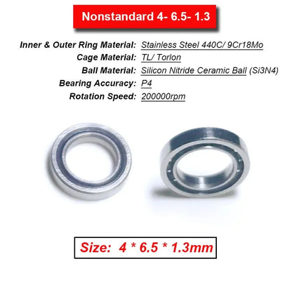 Dentistry Supplies & Equipment High Speed Ceramic Bearing Top Grade Picture of nonstandard 4-6.5-1.3 mm