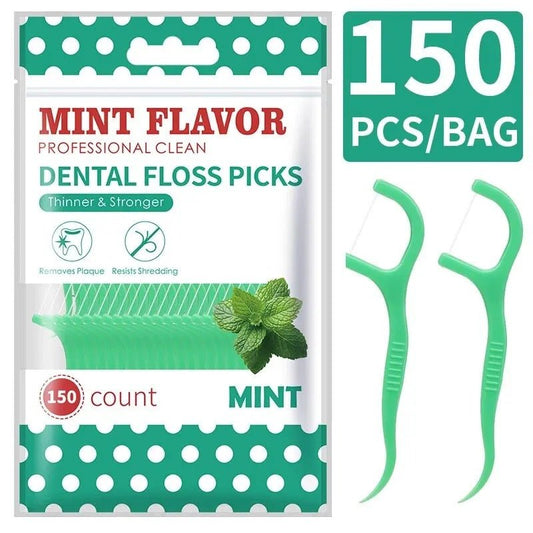 Dentistry Supplies Equipment Medical Floss Stick (150 Pieces/box)