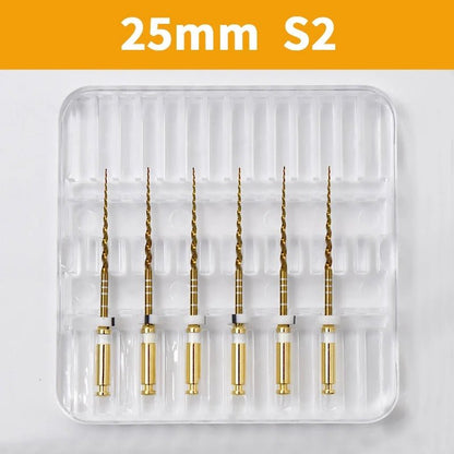 Dentistry Supplies & Equipment Nickel titanium flexible files 21/25 mm Picture of 25 mm S2 Set (6 pieces)