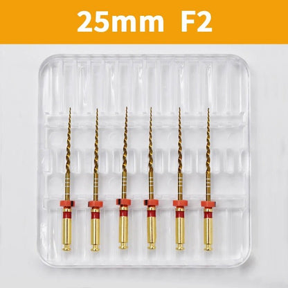 Dentistry Supplies & Equipment Nickel titanium flexible files 21/25 mm Picture of 25 mm F2 Set (6 pieces)
