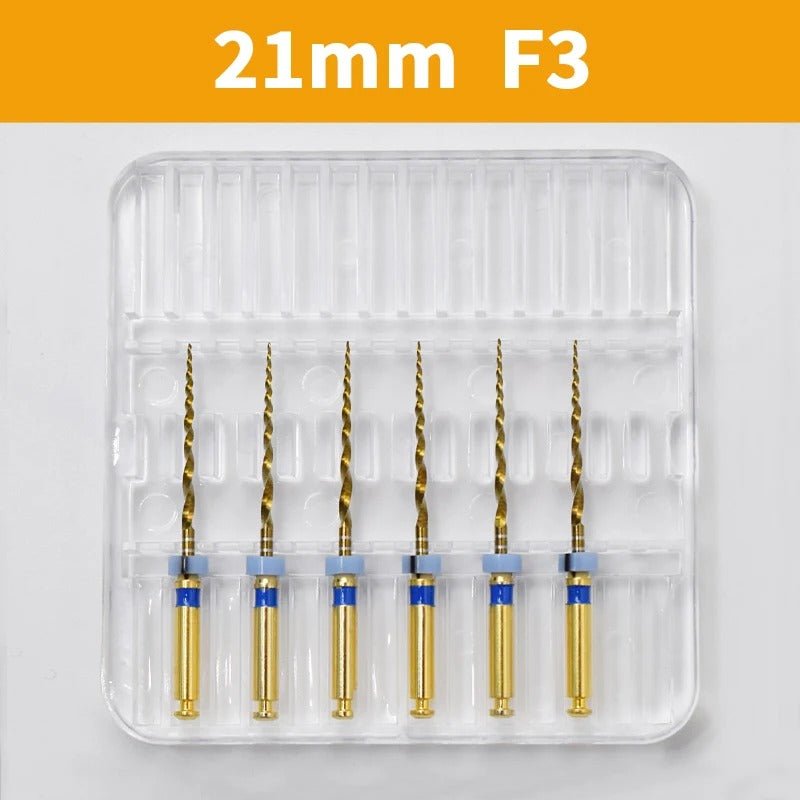 Dentistry Supplies & Equipment Nickel titanium flexible files 21/25 mm Picture of 21 mm F3 Set (6 pieces)