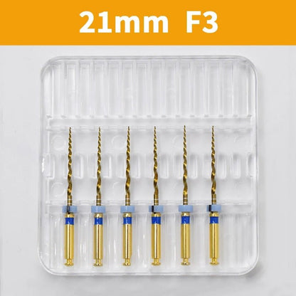 Dentistry Supplies & Equipment Nickel titanium flexible files 21/25 mm Picture of 21 mm F3 Set (6 pieces)