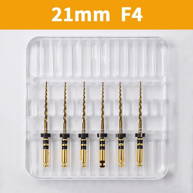 Dentistry Supplies & Equipment Nickel titanium flexible files 21/25 mm Picture of 21 mm F4 Set (6 pieces)