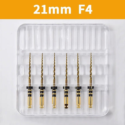 Dentistry Supplies & Equipment Nickel titanium flexible files 21/25 mm Picture of 21 mm F4 Set (6 pieces)