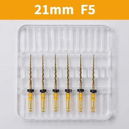Dentistry Supplies & Equipment Nickel titanium flexible files 21/25 mm Picture of 21 mm F5 Set (6 pieces)