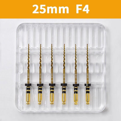 Dentistry Supplies & Equipment Nickel titanium flexible files 21/25 mm Picture of 25 mm F4 Set (6 pieces)