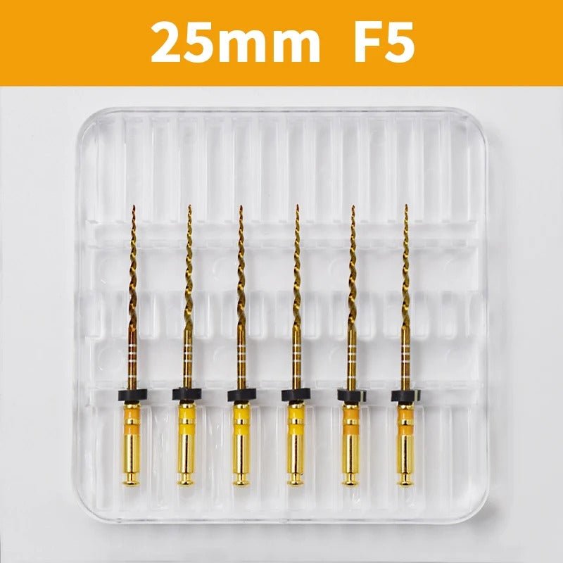 Dentistry Supplies & Equipment Nickel titanium flexible files 21/25 mm Picture of 25 mm F5 Set (6 pieces)