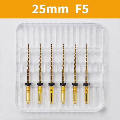 Dentistry Supplies & Equipment Nickel titanium flexible files 21/25 mm Picture of 25 mm F5 Set (6 pieces)