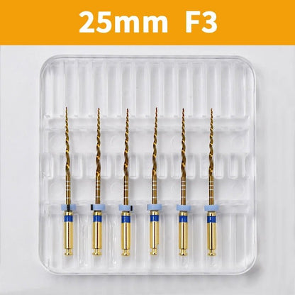 Dentistry Supplies & Equipment Nickel titanium flexible files 21/25 mm Picture of 25 mm F3 Set (6 pieces)