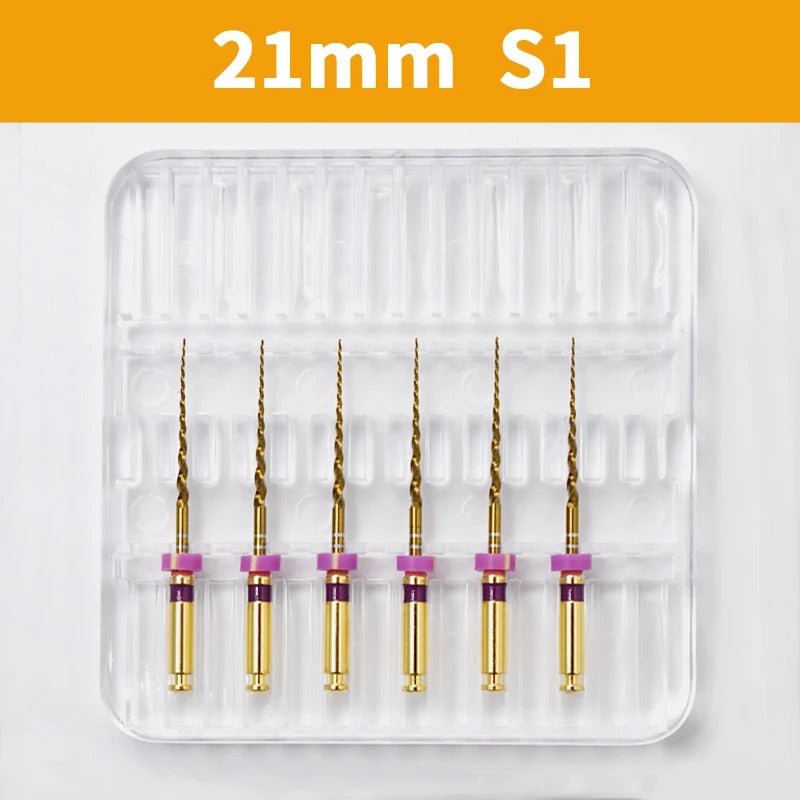 Dentistry Supplies & Equipment Nickel titanium flexible files 21/25 mm Picture of 21 mm S1 Set (6 pieces)