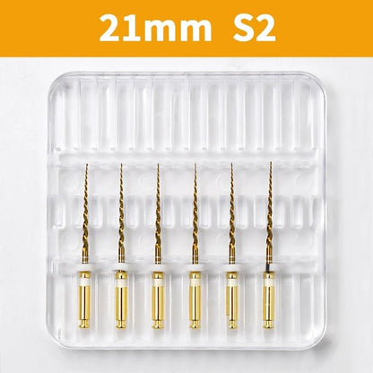 Dentistry Supplies & Equipment Nickel titanium flexible files 21/25 mm Picture of 21 mm S2 Set (6 pieces)