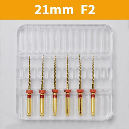 Dentistry Supplies & Equipment Nickel titanium flexible files 21/25 mm Picture of 21 mm F2 Set (6 pieces)